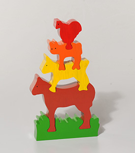 PUZZLE Bremer Stadtmusikanten 5 tlg., h ca 25cm