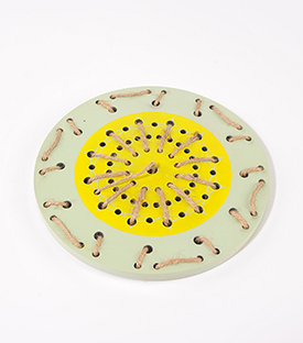 FÄDELSPIEL Mandala Albasiaholz, dm18cm