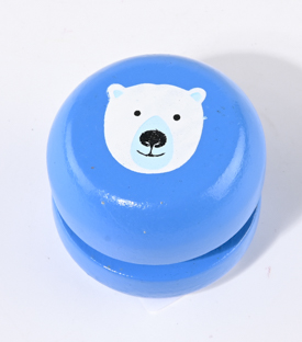 YOYO Eisbär Albasiaholz bemalt dm5cm