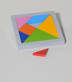 MAGIC PUZZLE Albasiaholz, 12x12cm