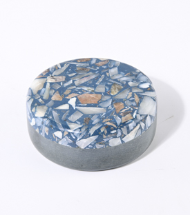 DOSE Speckstein blau Palewastein dm10xH4cm