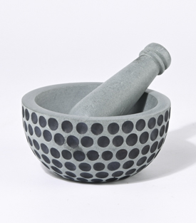 MÖRSER Punkte Palewastein dm12xH6cm