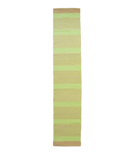 TEPPICHLÄUFER Braun grün Baumwolle 50x250cm