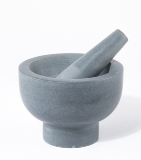 MÖRSER  Sockel  Palewastein dm13xH9cm