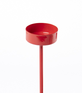TEELICHTHALTER Adventskranz Eisenblech beschichtet 4x12cm