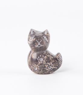 SPECKSTEINFIGUR Katze 4,5x3,5cm