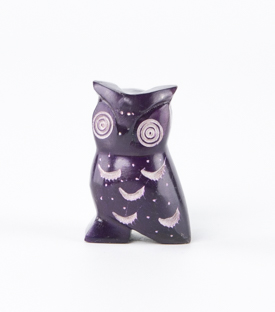 SPECKSTEINFIGUR Eule 4,5x3,5cm