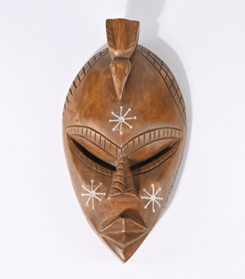 DANMASKE Stern Tsuiniduaholz 20xH35cm