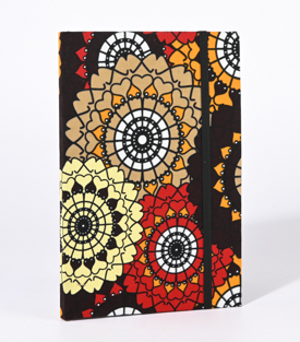 NOTIZBUCH Kentestoff Baumwolle 18,5x27,5cm