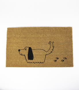 Artikeldetails anzeigen FUSSMATTE Hundetatzen Kokosfaser Gummiboden 45x75cm