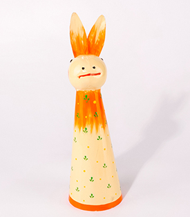 HASE Zaunwächter Blech handbemalt dm9xH30cm