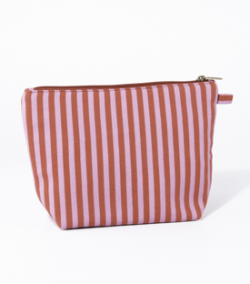KULTURTASCHE Blockstreifen Bio-Baumwolle H19 x B28 x T9cm