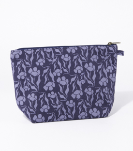 KULTURTASCHE Blumenranken Bio-Baumwolle H19 x B28 x T9cm