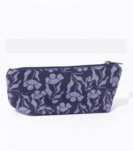 STIFTETASCHE Blumenranken Bio-Baumwolle H9 x B22 x T6cm