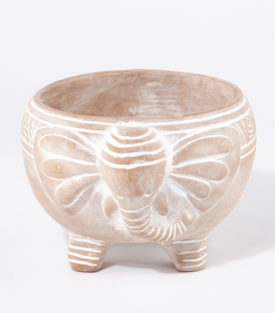 PFLANZTOPF Elefant Terrakotta 18x18xH14cm