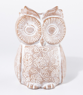 PFLANZTOPF Eule Terrakotta 14x12xH22cm