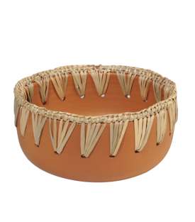PFLANZTOPF Macrame Terrakotta dm 20 x H 8,5cm