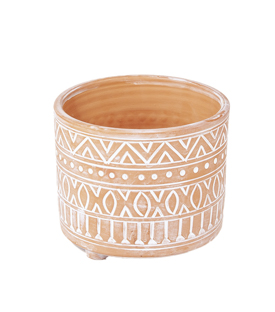 PFLANZTOPF Boho natur Terrakotta dm 14 x H 16cm