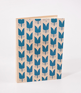NOTIZBUCH Tulpen blau 13xH18cm