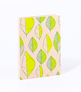 NOTIZBUCH Blätter natur 13x18cm