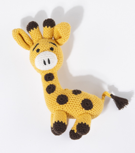 GIRAFFE Baumwolle gehäkelt 11xH17cm
