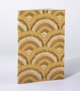 NOTIZBUCH Kreise Orange 32 Bl. Jutepapier 15x21cmcm