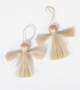 10er SET JUTEENGERL natur 5cm