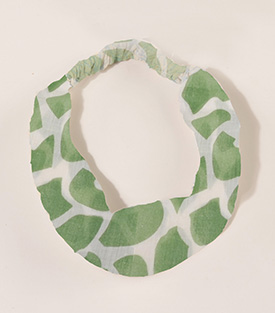HAARBAND Giraffe mit Gummi 100% Baumwolle