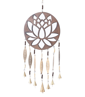 GLOCKENSPIEL Lotosblüte MDF, Metall, Holz, dm25xL70cm