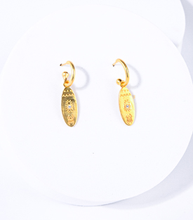 CREOLEN Symbole Messing 18k vergoldet L 3cm
