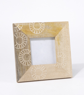 FOTORAHMEN Streublume Mangoholz 19x19cm (9x9)
