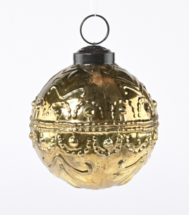 WEIHNACHTSKUGEL Struktur gold dm6cm