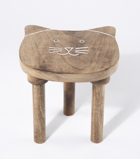 Artikeldetails anzeigen HOCKER Katze Mangoholz 21x21xH21cm