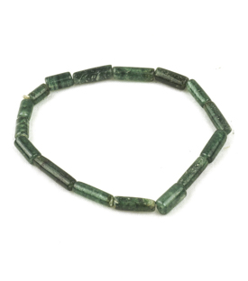 ARMBAND Grünquartz auf Gummiband one-size