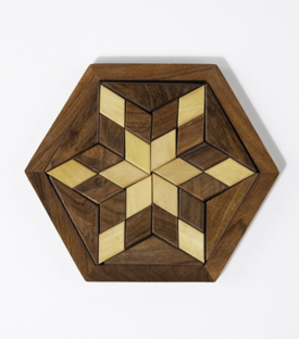 SPIEL Tangram Holz dm15,5