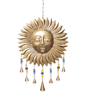 GLOCKENSPIEL Sonne Metall, dm30cm, L60cm