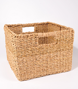 AUFBEWAHRUNGSKORB  Griffe L Hogla Metallkörper 32x32xH32cm