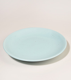 Teller groß Sprenkel blau dm24cm