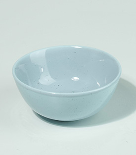 MÜSLISCHALE Sprenkel blau dm14xH7cm