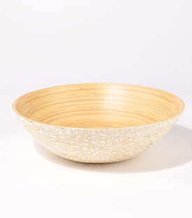 SCHÜSSEL Bambus-Eierschale  dm23xH7cm