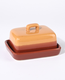 BUTTERDOSE kürbis 13x10xH7cm, für 125gr Stück