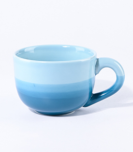 BÜROTASSE eisblau dm11xH8cm
