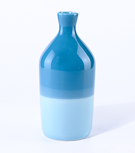 VASE eisblau Tunkdesign dm9xH20,5cm