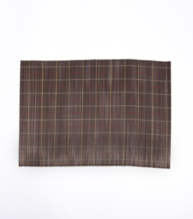 TISCHSET feine Streifen dunkel- braun, Bambus, ca. 48x33cm