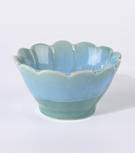 SCHÜSSERL Blume aquamarin dm13xH7cm