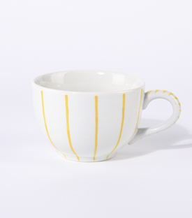 TASSE rund Streifen dotter dm10xH7cm