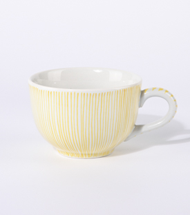 TASSE rund Streifen dotter fein dm10xH7cm