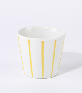 ESPRESSOBECHER Streifen dotter dm 6xH5,5cm
