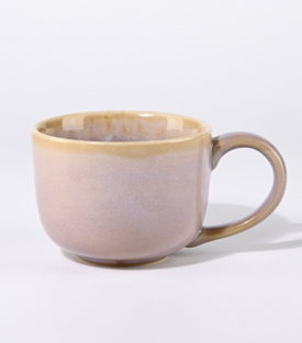 TASSE extragroß lila-ocker 12xH9cm