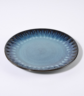 TELLER jade gerillt 19xH2,5cm